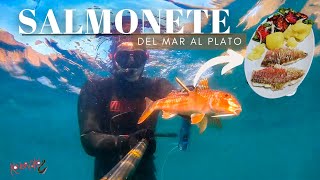 ✅PESCA y RECETA DE SALMONETE UN PESCADO DELICIOSO🤤Receta de MARTIN BERASATEGUI [upl. by Helbonia]