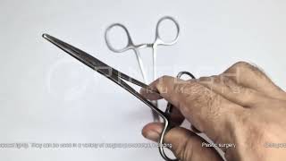 Mosquito Forceps  Halstead Mosquito Haemostatic Forceps  Pin Tech Instruments [upl. by Keffer]