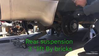 1999 Chevy Astro AWD front and rear suspension lift [upl. by Lerrad641]