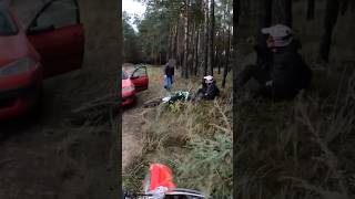 Car vs motorbike  HIT THE BIKE [upl. by Tterrej]