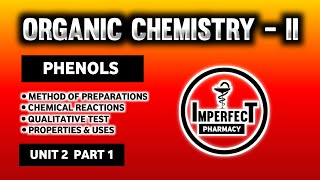 Phenols  Method Of Preparation  Chemical Reactions  Qualitative Test  Properties  Uses  pharma [upl. by Jacquelyn]