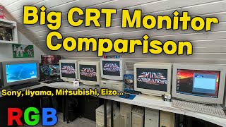 Comparing over 10 different CRT Monitors  which one is the best for Retro Gaming [upl. by Muhammad]