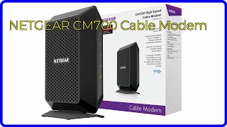 REVIEW 2024 NETGEAR CM700 Cable Modem ESSENTIAL details [upl. by Stefania]