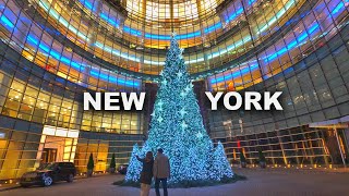 NYC Christmas 2023 4K NYC Night Walk ✨Rockefeller Center 5th Avenue Luxury Department Stores Tour [upl. by Rolfston]