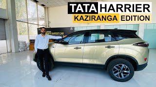 2022 Tata Harrier Kaziranga Edition Detailed Walkaround  CarQuest [upl. by Eeram]