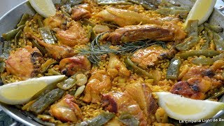 Receta de Paella Valenciana paso a paso Cómo se hace la paella [upl. by Fugere]