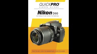 Nikon D60 Chapter 1 Instructional Guide by QuickPro Camera Guides [upl. by Lowell]