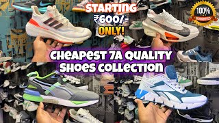 7A Quality Shoes মাত্র 600 টাকা থেকে শুরু 😳  Cheapest 7A Quality Shoes In Kolkata 😍  Boot Wala 🔥 [upl. by Magree]