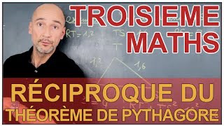 Réciproque du théorème de Pythagore  Maths 3e  Les Bons Profs [upl. by Aicrop149]