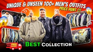 Mens Parka Jackets👽😱Unseen Leather JacketsPuffer JacketsJoggers Dwon Jackets Price Hunt 2023 [upl. by Ominorej736]