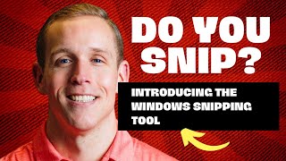 Using The Windows Snipping Tool To Take A Screenshot [upl. by Jari]