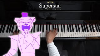 CG5  Superstar  Piano Tutorial  FNAF Security Breach Song [upl. by Lacee]