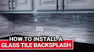 How To Install A Glass Tile Backsplash  Ace Hardware [upl. by Oeniri945]