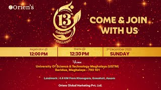 Oriens 13th Year Celebration  Ebullience  Livestream  03122023 [upl. by Fryd]