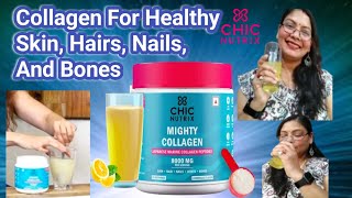 Chicnutrix Mighty Collagen Builder Powerful Collagen blend for youthful skin Best Collagen Builder [upl. by Dazhahs]