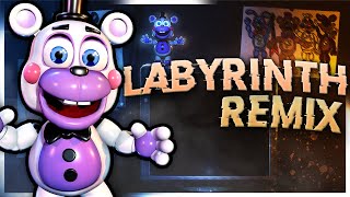 quotLABYRINTHquot REMIXREMAKE  FNAF ANIMATED LYRIC VIDEO [upl. by Safko]