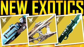 Destiny 2  NEW WITCH QUEEN EXOTICS Everything You Need to Know [upl. by Diraf]