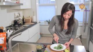 Spirulina Powder Recipe  Spirulina Guacamole [upl. by Nuahs]