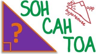 Maths Tutorial Trigonometry SOH CAH TOA trigonometric ratios [upl. by Wulf43]