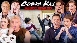 ‘Cobra Kai’ Cast Break Down The Show’s Biggest Moments  GQ [upl. by Amari368]