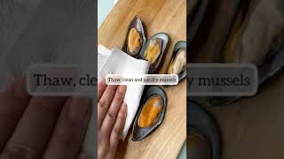 Easy Baked Mussels  Recipe Video [upl. by Sullecram]