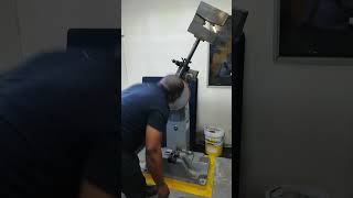 BREAKING IMPACT TESTING SAMPLES ON A 300 JOULES CAPACITY MACHINE MECHANICAL TESTING IN THE LABS [upl. by Kcirdahs87]