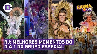 Carnaval 2024 assista aos MELHORES MOMENTOS dos desfiles do Grupo Especial  Dia 1 [upl. by Haas]