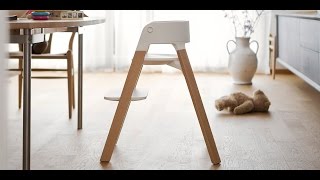 Stokke® Steps™  The versatile bouncer and highchair combination OFFICIAL DEMO [upl. by Nuajed]