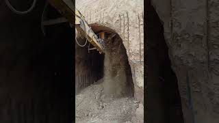 Air raid shelter excavation process [upl. by Jim]