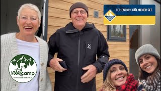 Rente im Tiny House Folge 3 Tiny  House  Ferienpark Dülmener See Monika und Bernhard berichten [upl. by Ahtnamas]