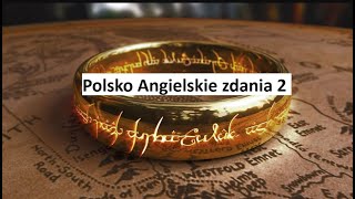 Polsko Angielskie zdania 2 władca pierścieni [upl. by Liponis]