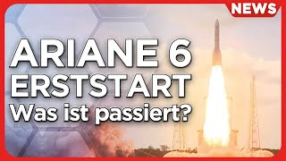 Der Ariane 6 Erststart kompakt in der Analyse  ESA Bilderbuchstart und Oberstufenproblem [upl. by Esaj]