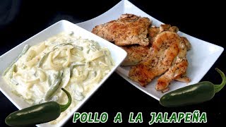 Pechugas de pollo en salsa a la jalapena [upl. by Aicitan]