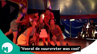 Kinderen genieten van circusvoorstelling in Eerde I Omroep Meierij [upl. by Ewen]