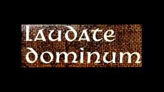 Laudate Dominum Gregorian Chant By The Trappist Monks of the Abbey of Gethsemani Kentucky 1951 [upl. by Ahsanat]