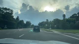 Palmasola Bay Manatee Ave Bradenton Florida the Boat is washed up to the Road [upl. by Annairdua]