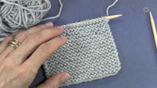 Tutorial zu den Grundtechniken des Strickens Abketten rechter Maschen [upl. by Berga7]