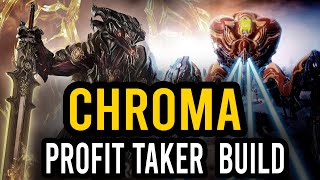 Profit Taker Chroma Build  How to Solo Profit Taker  Warframe [upl. by Thorny]