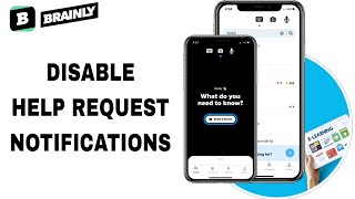 How To Disable Help Request Notifications On Brainly App [upl. by Llirrem]