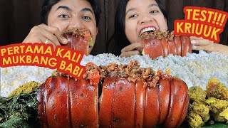 TEST KRIUUK‼️ MUKBANG KULIT BABI BARENG SUAMI [upl. by Clementia]