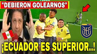 😡 ¡¡ECUADOR ES SUPERIOR prensa peruana TRAS LA DERROTA de PERÚ ANTE ECUADOR 🇪🇨 😱 [upl. by Led]