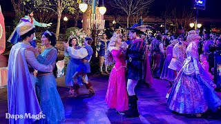 Sweethearts Nite Cavalcade and Royal Ball  2024 Sweethearts Nite at Disneyland 4K [upl. by Kelwunn]