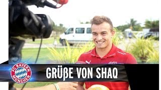 Shaqiri hofft auf die Unterstützung der BayernFans [upl. by Tnafni]