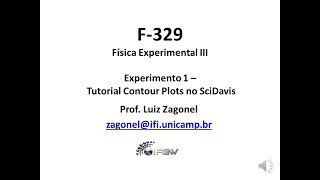 Tutorial SciDavis Contour Plot [upl. by Hosfmann]