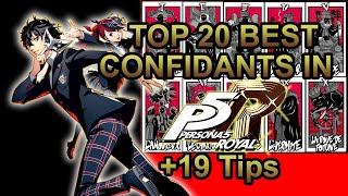 Top 20 Best Confidants in Persona 5 Royal  19 Tips [upl. by Maon]