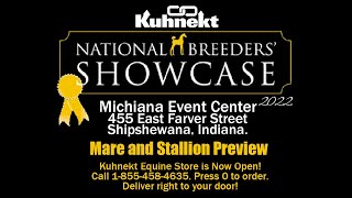 National Breeders Showcase Auction 2022  Mare and Stallion Presentation [upl. by Drarej]