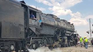 UP 4014 Big Boy Western Tour train stopped in Lovelock Nevada  part 1 [upl. by Onida]