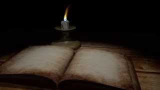 Blender Book and candle animation [upl. by Eleinad]