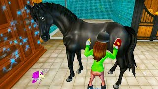 Riding My New Horse  Star Stable Horses Game Lets Play with Honeyheartsc Video [upl. by Ollecram]