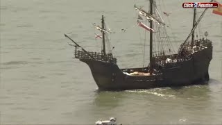 Tall ships make grand appearance in Galveston [upl. by Nadabb161]